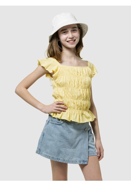 Kız Çocuk Orange Kıss Neon Kids Eyelet Bucket Hat modelleri