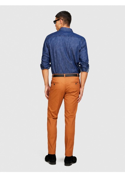 %100 Koton Denim Gömlek Erkek Haki Mix Gömlek - 323A5FV6SQ017 fırsatları