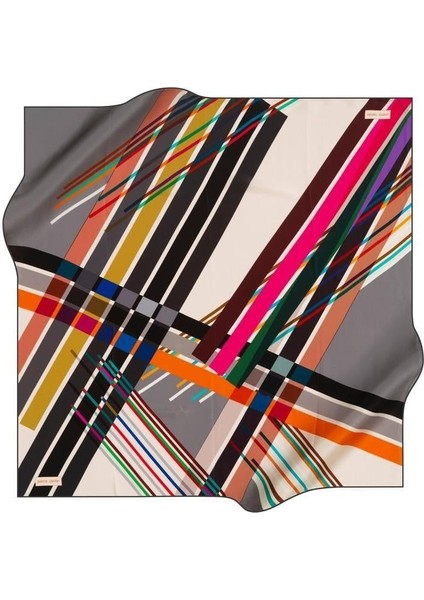 Tivil İpek Eşarp 8832438 - 971 - 35602 Pembe Karışık Desen