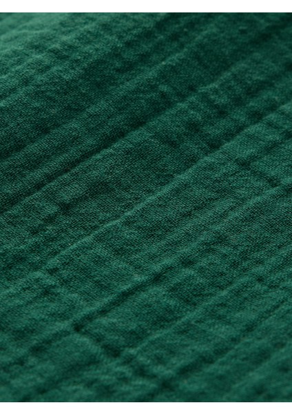 Kadın Yeşil Crinkle Gauze Gömlek modelleri