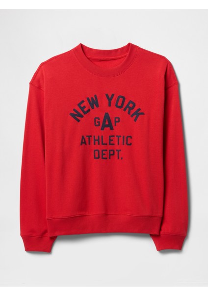 Erkek Kırmızı Vintagesoft New York Gap Logo Sweatshirt fiyatları