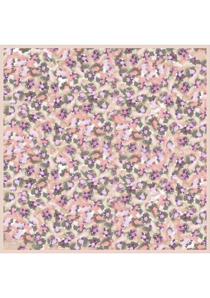 Tivil İpek Eşarp 4016 - 82 Krem Karışık Desen