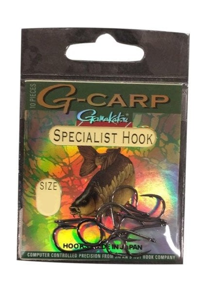 Gamakatsu G-Carp Specialist No:4 Siyah Olta Iğnesi 10adet