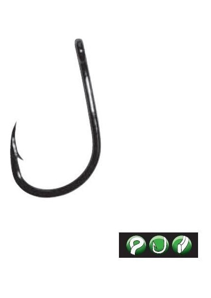 Gamakatsu G-Carp Specialist No:4 Siyah Olta Iğnesi 10adet