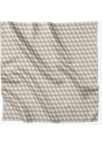 Tivil İpek Eşarp 4112 - 01 Krem Karışık Desen modelleri