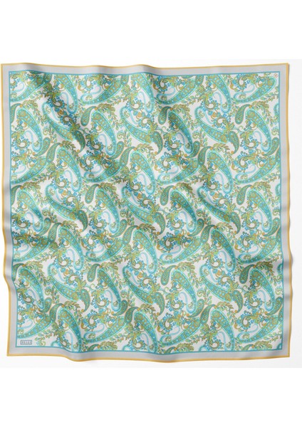 Tivil İpek Eşarp 4101 - 58 Gri Karışık Desen