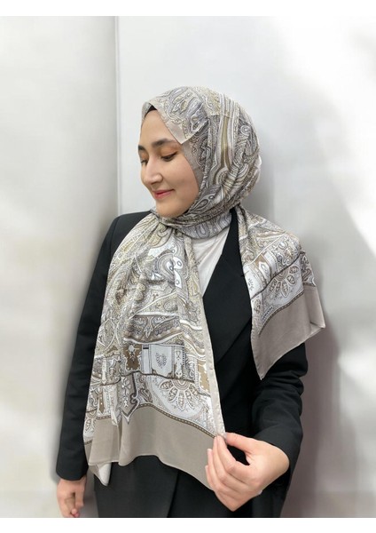 Ethnıc Vual Şal - Bej - 4456-03