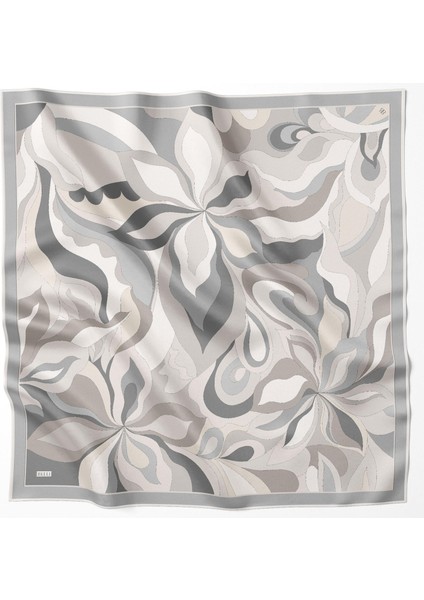 Tivil İpek Eşarp 4108 - 89 Gri Karışık Desen modelleri