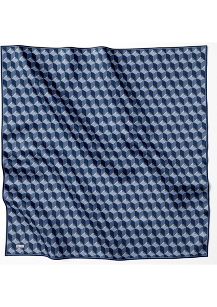 Tivil İpek Eşarp 4112 - 86 Mavi Karışık Desen modelleri