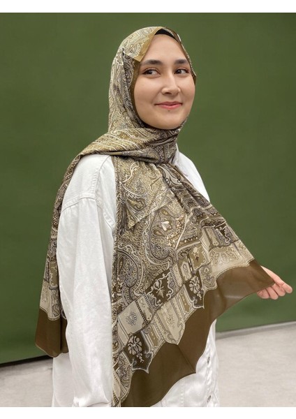 Ethnıc Vual Şal - Kahverengi - 4456-05