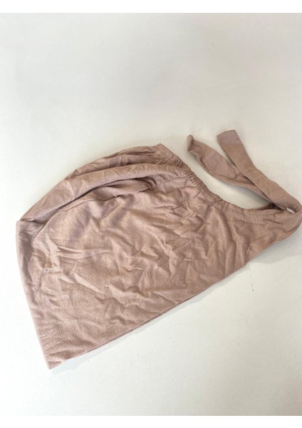 Dikişsiz Bağlı Bone - Ekru 442 - 41274