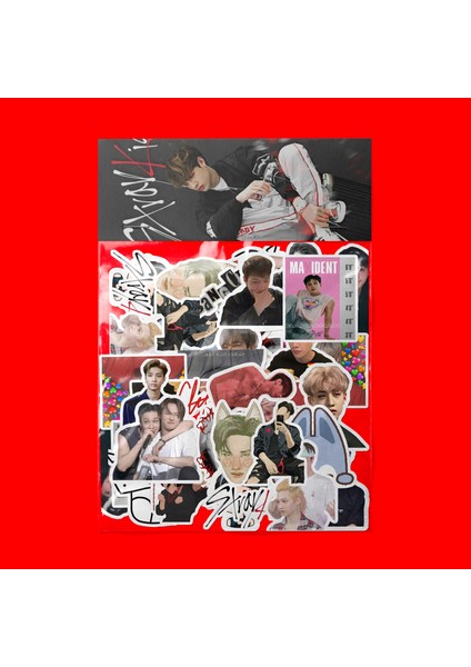 Bang Chan Stray Kids Sticker Paketi -Bullet Journal - Ajanda - Planner - Defter - Laptop Etiket Çıkartma Çok Renkli 10 x 15 Paket Boyutu 3 x 5 cm Stickerlar Paket Içeriği 25 Adet Dadi Ramba Sticker