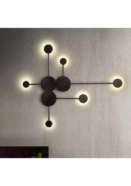 Modern Ledli, Dekoratif, Tarz Duvar Aplik,salon,koridor,aydınlatma, 3000K 91*73 cm