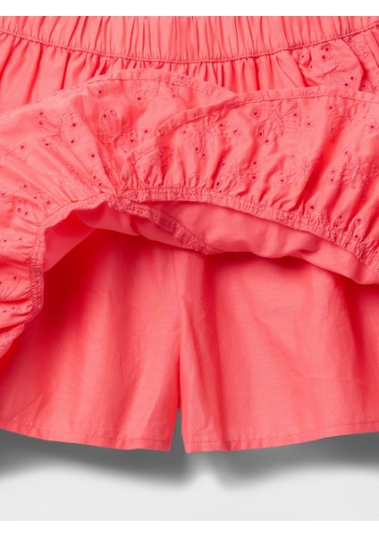 Kız Çocuk Pembe Fırfırlı Şort Etek fiyatları