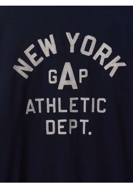Erkek Lacivert Vintagesoft New York Gap Logo Sweatshirt modelleri