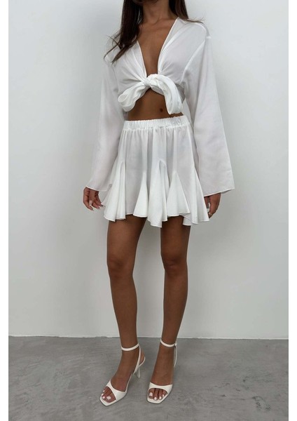 Kayık Yaka Uzun Kol Crop modelleri