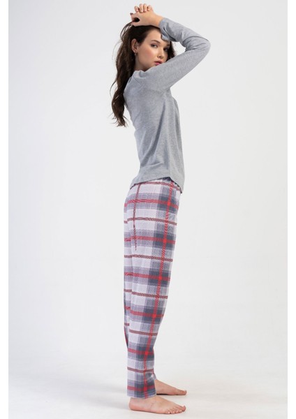 Kadın Büyük Beden Uzun Kol Pijama Takım , 404058 fiyatları