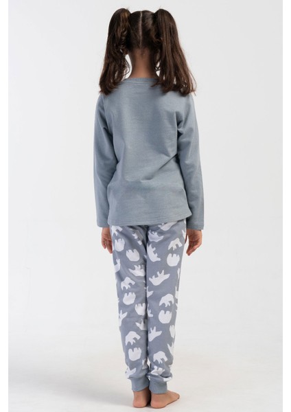Pamuklu Kız Çocuk Uzun Kol Pijama Takım(9-10/15-16) , 403037 fırsatları