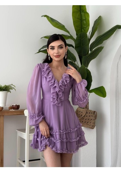 Leyla Sanat Sanata Yeni Bir Bakış Açısı Osıes Fırfırlı Elbise