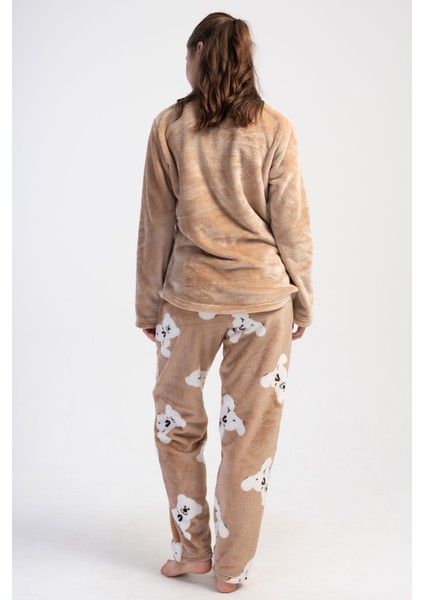 Kadın Welsoft Uzun Kol Pijama Takım , 403124