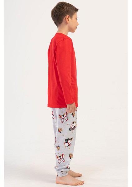 Erkek Çocuk Uzun Kol Pijama Takım(9-10/15-16) , 405331