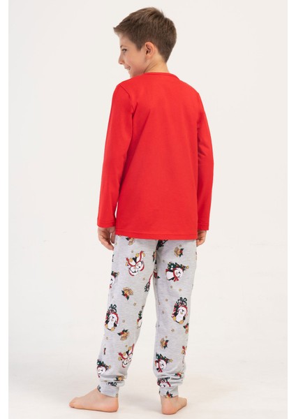 Erkek Çocuk Uzun Kol Pijama Takım(9-10/15-16) , 405331