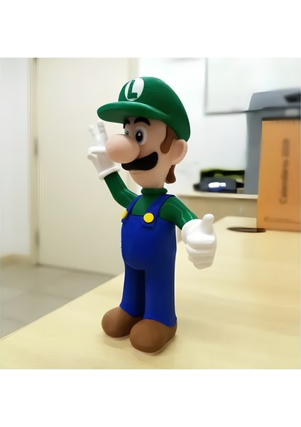 Luigi Super Mario Oyunu Figürü (Dev Boy 44CM)