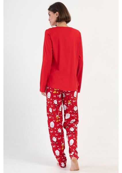 Pamuklu Kadın Büyük Beden Uzun Kol Pijama Takım , 405318 fırsatları