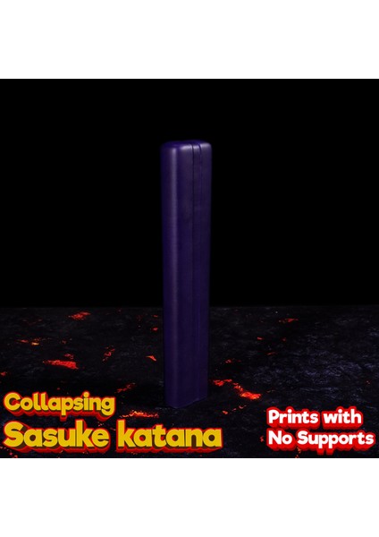 Sasuke Kusanagi Katlanabilir Katana Naruto Anime