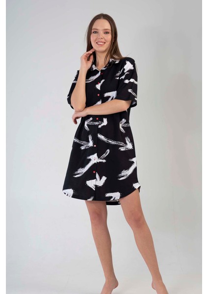 Pamuklu Kadın Kısa Kol , 211528