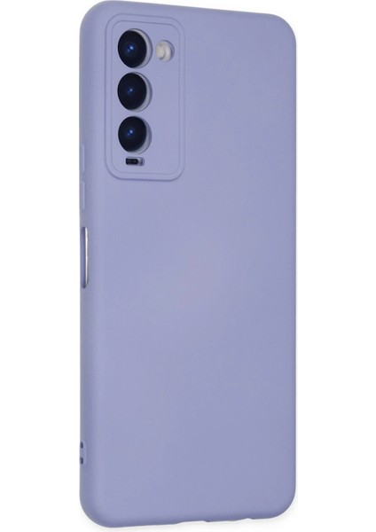 Tecno Camon 18 Kılıf Nano Içi Kadife Silikon - Lila Gnzrz