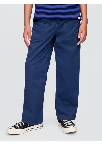 Erkek Çocuk Mavi Ultrasoft Khaki Pantolon