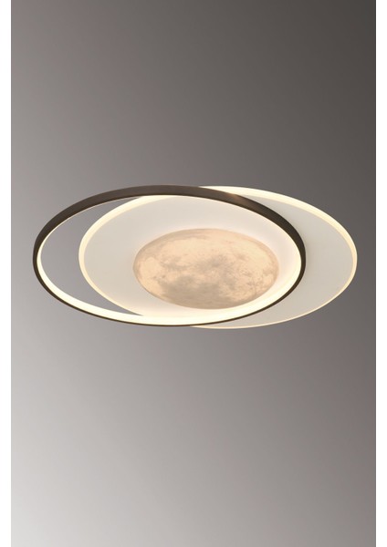 Dolunay 50 cm 3 Renk Işık Mod'lu (Beyaz Sarı Gün Işığı) Mutfak Yatak Odası Salon LED Avize fiyatları