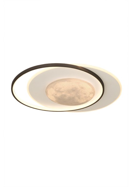 Dolunay 50 cm 3 Renk Işık Mod'lu (Beyaz Sarı Gün Işığı) Mutfak Yatak Odası Salon LED Avize modelleri