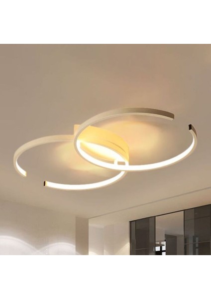 Hol,antre,yatak Odası,çocuk Odası Için Modern C Ledli Avize Beyaz Kasa Beyaz Işık fiyatları