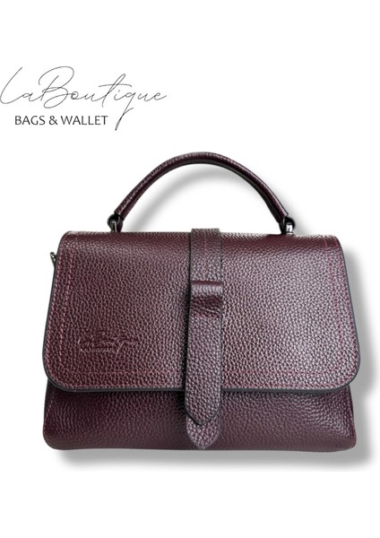 Deri Lb Çanta D-2300 Bordo