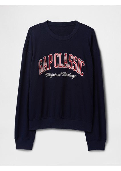 Erkek Lacivert Vintagesoft Gap Logo Sweatshirt