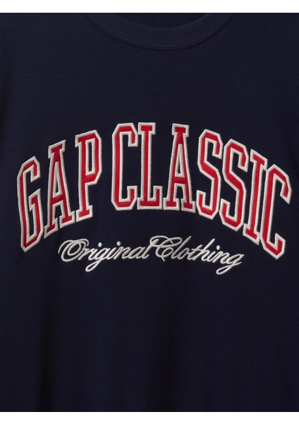 Erkek Lacivert Vintagesoft Gap Logo Sweatshirt