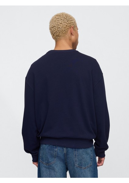 Erkek Lacivert Vintagesoft Gap Logo Sweatshirt
