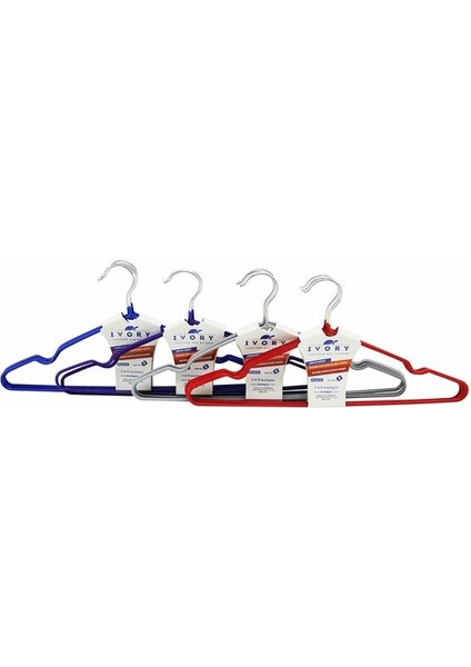 5 Parça Silikonlu Elbise Askı 40CM (4401)
