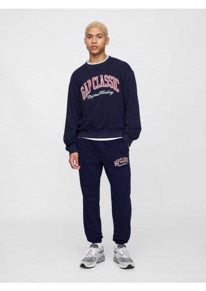Erkek Lacivert Vintagesoft Gap Logo Sweatshirt