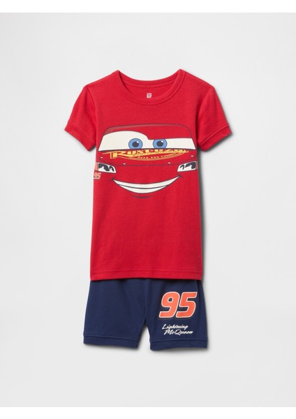 Bebek Kırmızı Disney Cars Pijama Takımı