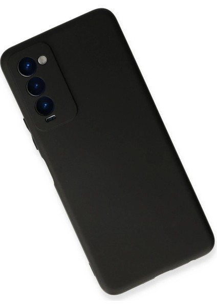 Tecno Camon 18 Kılıf First Silikon - Siyah Gnzrz