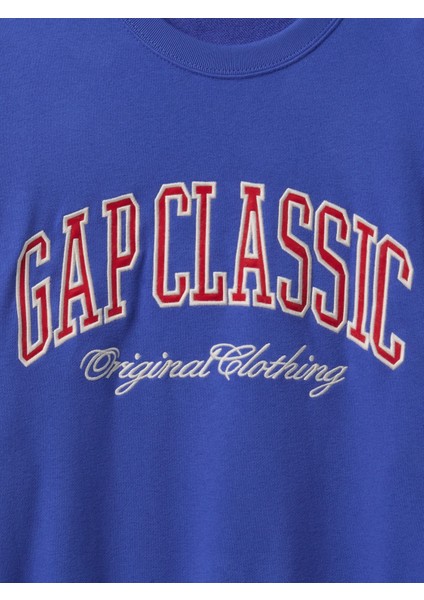 Erkek Mavi Vintagesoft Gap Logo Sweatshirt