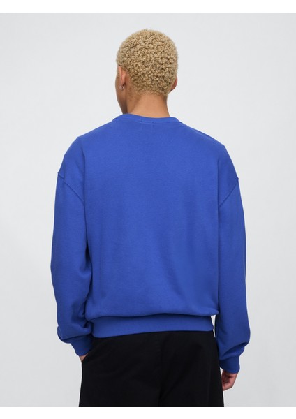Erkek Mavi Vintagesoft Gap Logo Sweatshirt