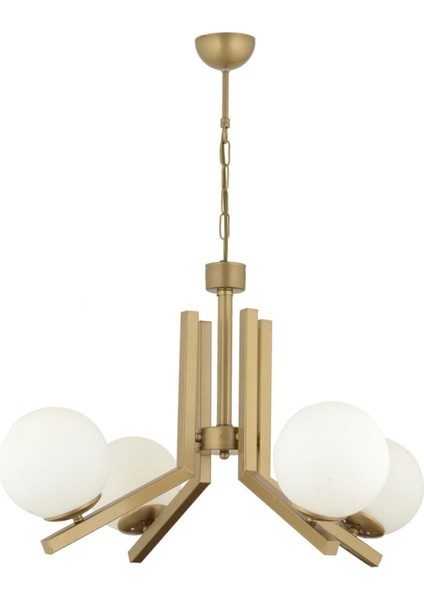 Morgan 4 Lü Eskitme Boyalı Beyaz Camlı Modern Genç Odası Yatak Odası Salon Avize fiyatları