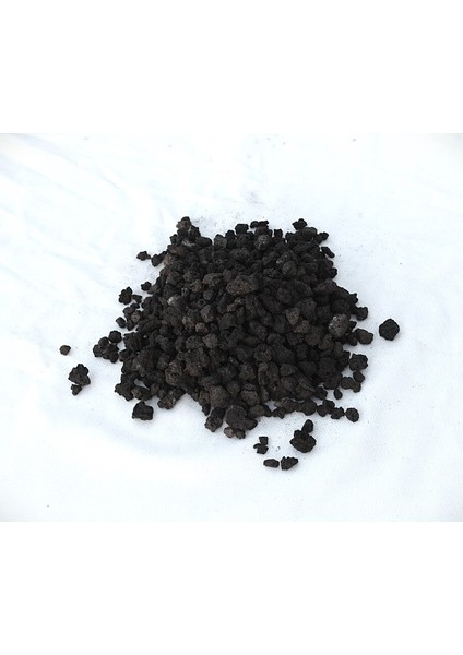 Siyah Ponza Taşı Volkanik Cüruf 05-15MM 20LT Saksı Bahçe Akvaryum Teraryum Peyzaj Ponzası
