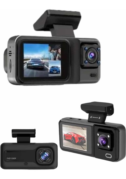 Ekranlı Sürüş Kaydedici Dvr Ön ve Arka Kameralı Full Hd Çözünürlüklü modelleri