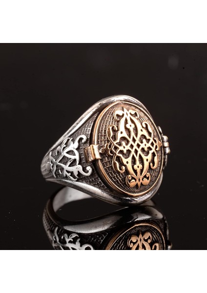 Kapaklı Gümüş Yüzük, Kutulu Yüzük, 925 Ayar Gümüş Erkek Yüzük modelleri