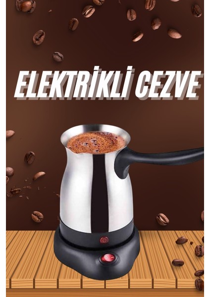 Elektrikli Türk Kahvesi Makinesi Elektrikli Cevze Telveli